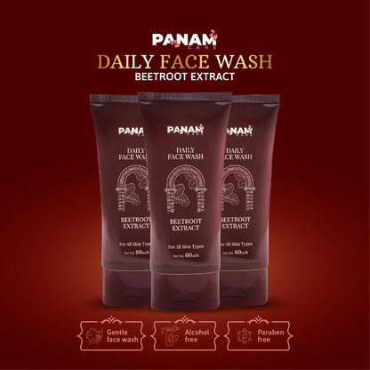 Panam Care Deep Clean Facial Wash - Beetroot Extract (60ml)