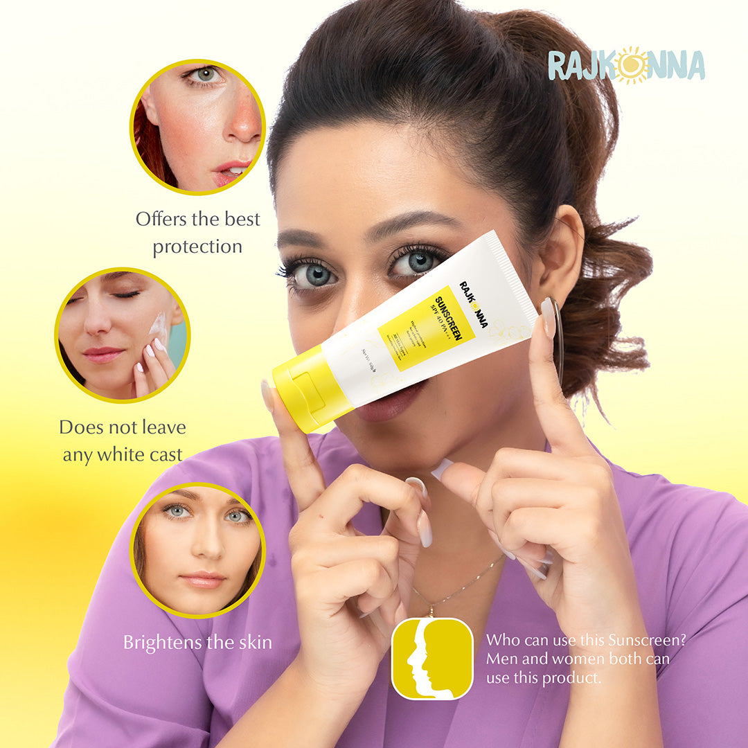 Rajkonna Sunscreen SPF 40 PA+++ (60gm)