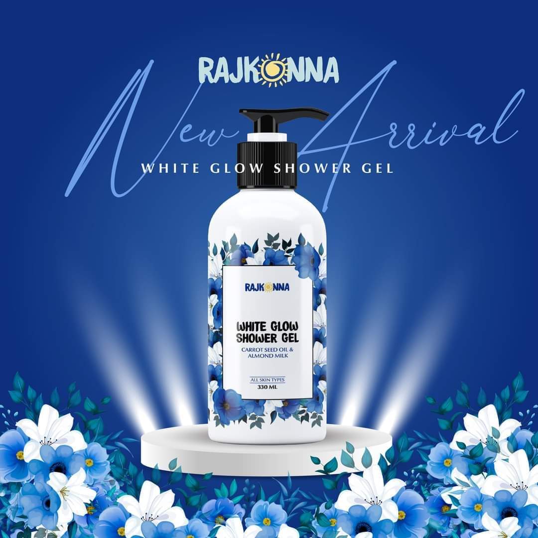 Rajkonna White Glow Shower Gel (330ML)