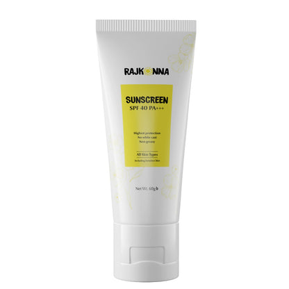 Rajkonna Sunscreen SPF 40 PA+++ (60gm)