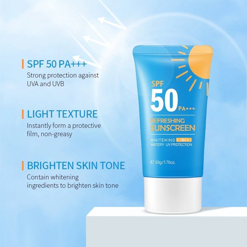 Laikou Refreshing Sunscreen SPF50 PA+++ (50g)