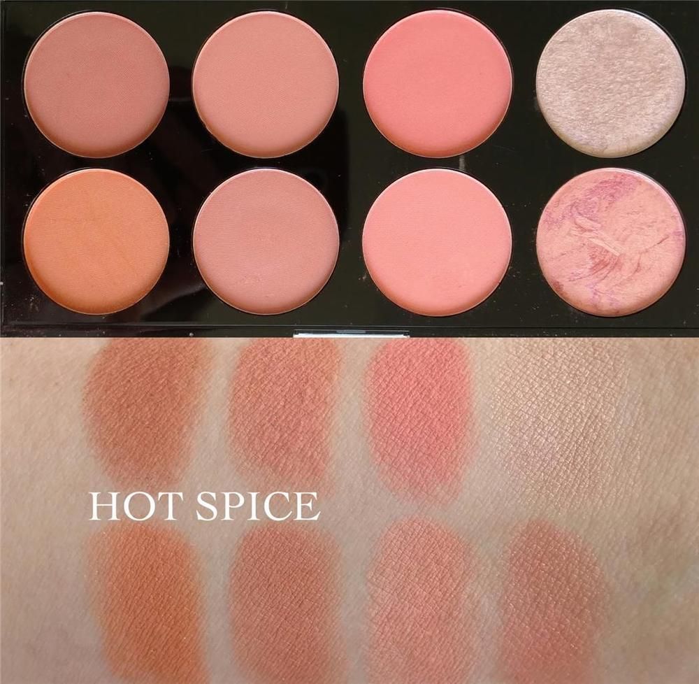 Makeup Revolution Ultra Blush Palette (13g) - Hot Spice