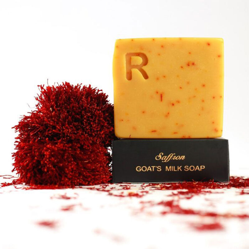 Ribana Saffron Goats Milk Soap (110gm)