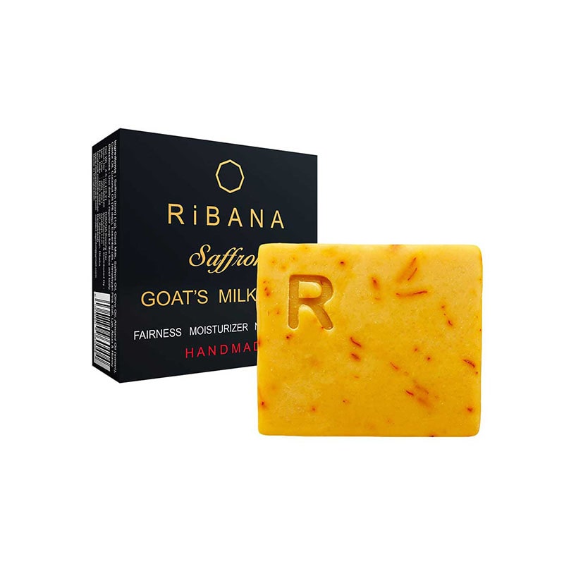 Ribana Saffron Goats Milk Soap (110gm)