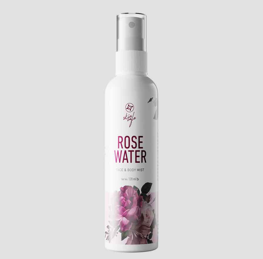 Skin Cafe 100% Natural Rose Water Face And Body Mist (120ml)