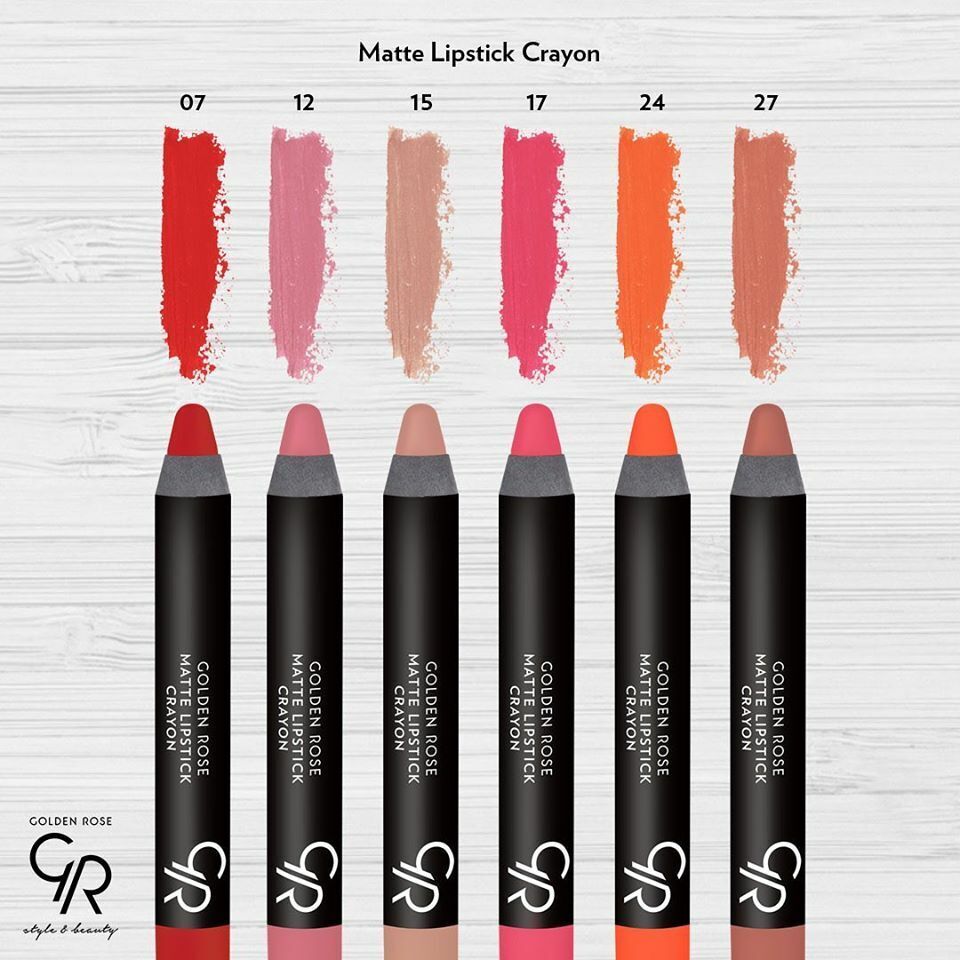 Golden Rose Matte Lipstick Crayon (3.5g)