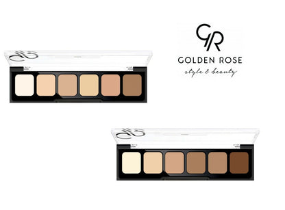 Golden Rose CORRECT and CONCEAL Concealer Cream Palette - 01 Light To Medium