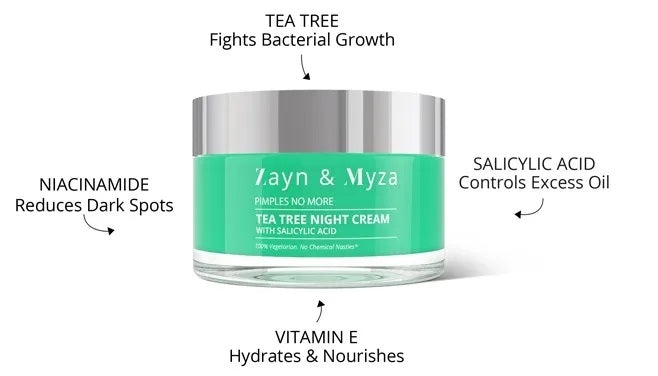 Zayn &amp; Myza Tea Tree Night Cream (50g)