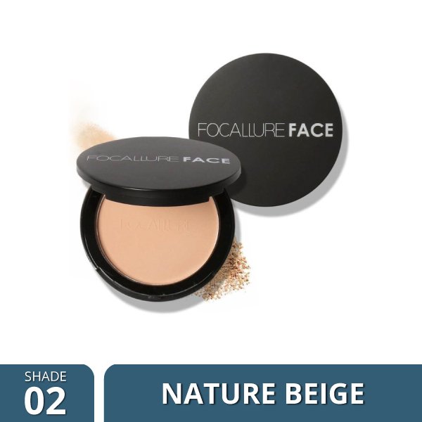 FA 16 - Focallure Pressed Powder (8.4gm) - 02 Nature Beige