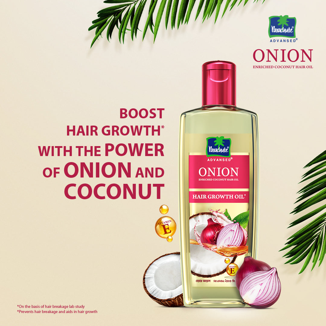 Parachute Advansed Onion Enriched Coconut Hair Growth Oil (200ml)