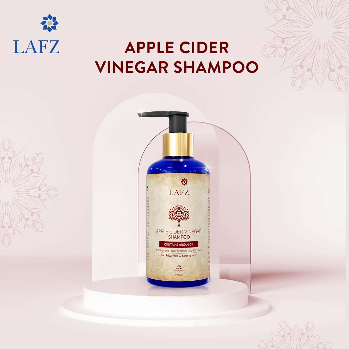 Lafz Shampoo Apple Cider Vinegar (200ml)