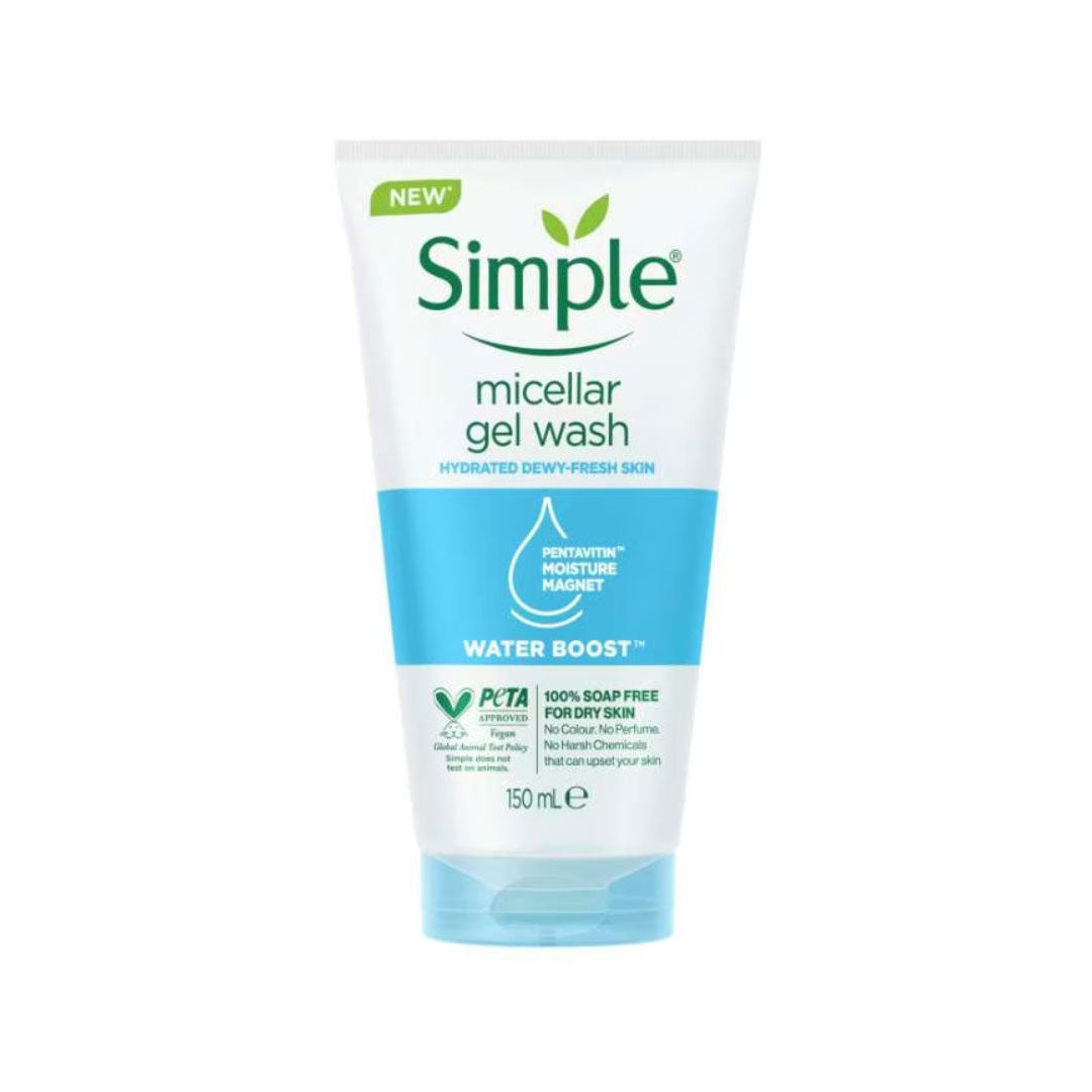 Simple Water Boost Micellar Gel Wash (150ml)