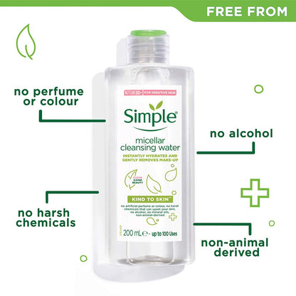 Simple Kind To Skin Micellar Cleansing Water