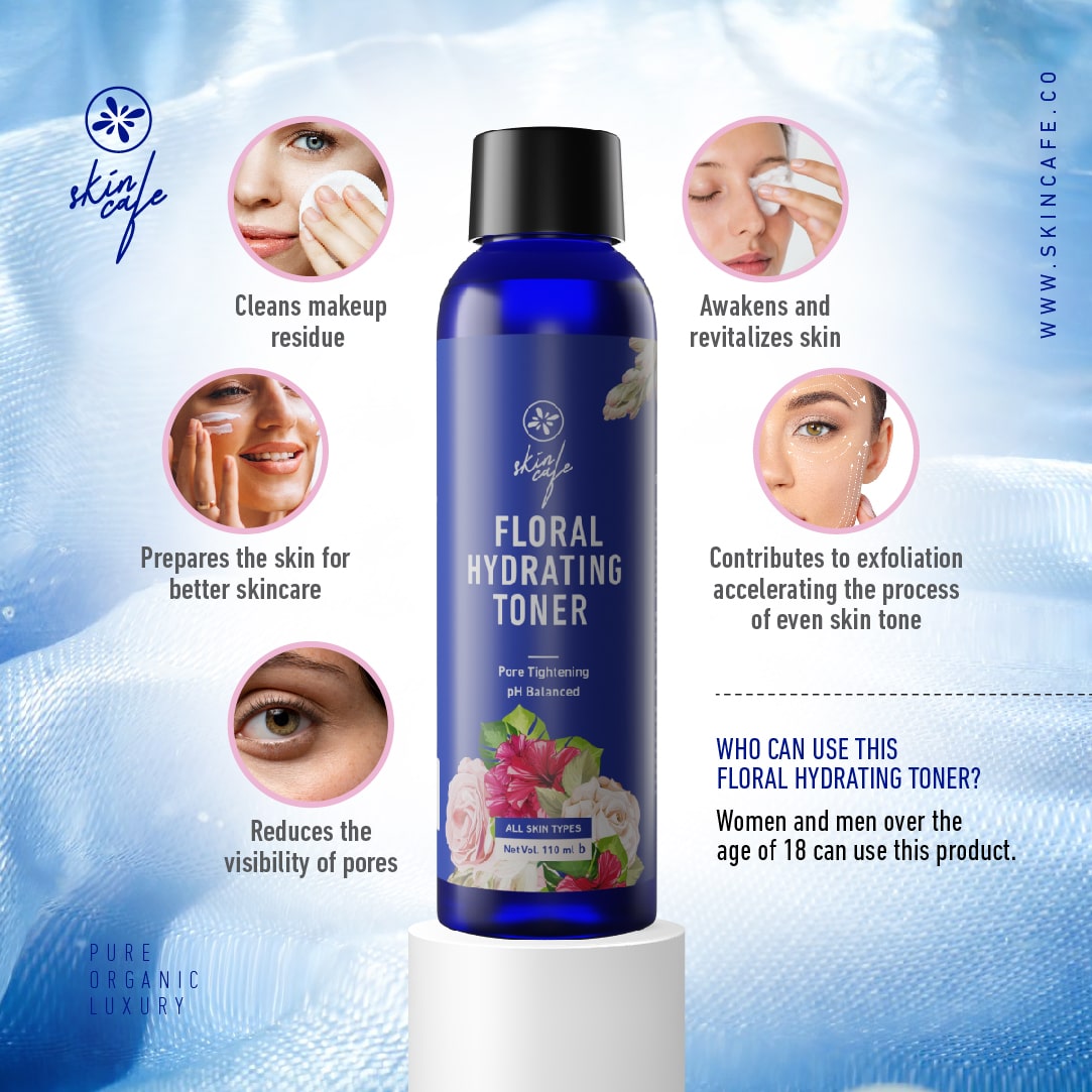 Skin Cafe Floral Hydrating Toner (110ml)