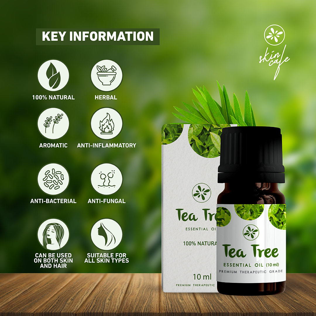 Skin Cafe 100% Natural Essential Oil (10ml) - Tea Tree