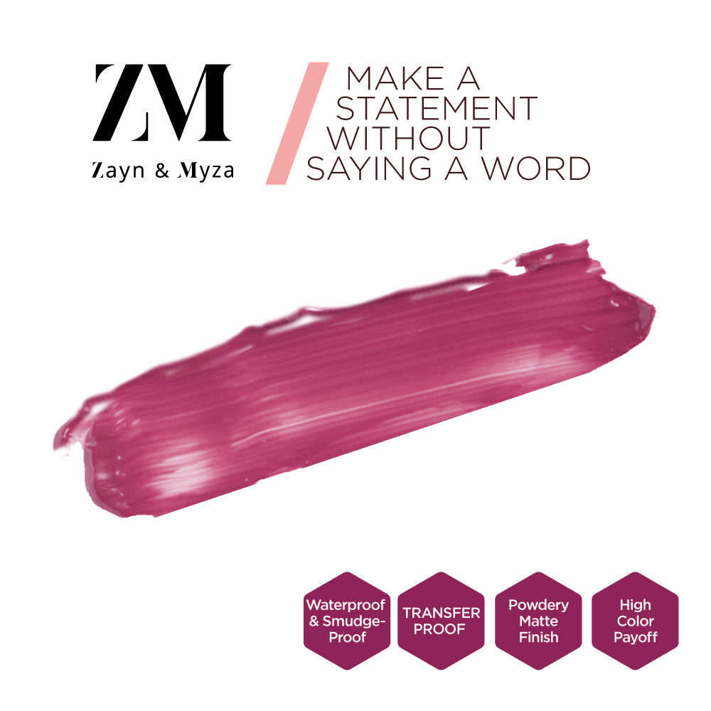 Zayn &amp; Myza Transfer-proof Power Matte Liquid Lip Color (6g)