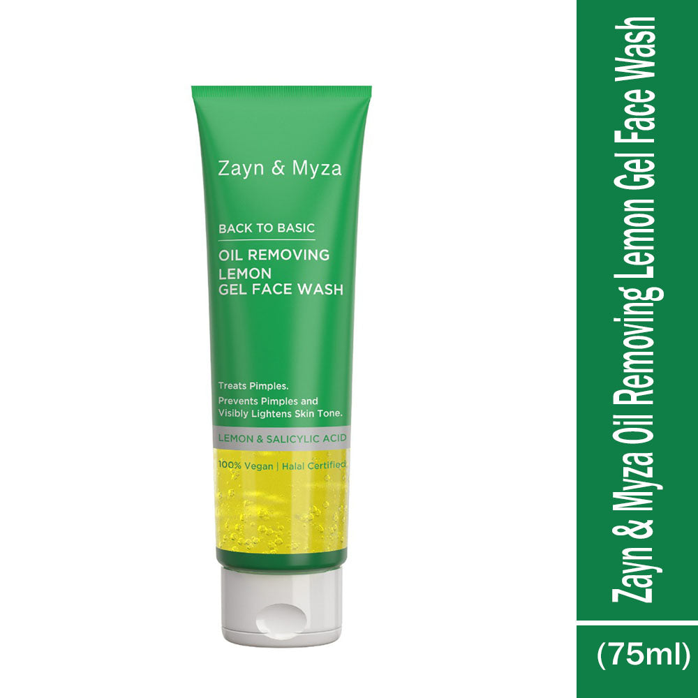 Zayn &amp; Myza Oil Removing Lemon Gel Face Wash (75ml) BD