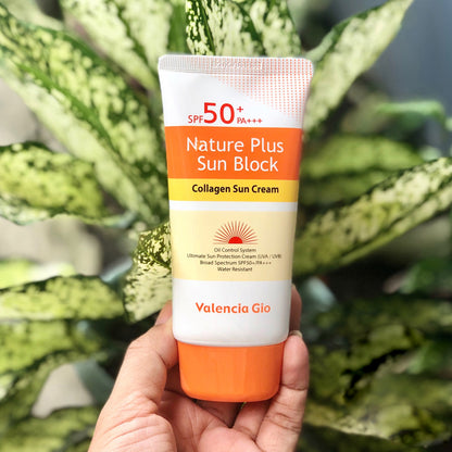 Valencia Gio Nature Plus Sun Block SPF 50+ PA+++ (70ml)