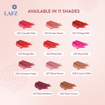 Lafz Velvet Matte Lipstick (4.5g)