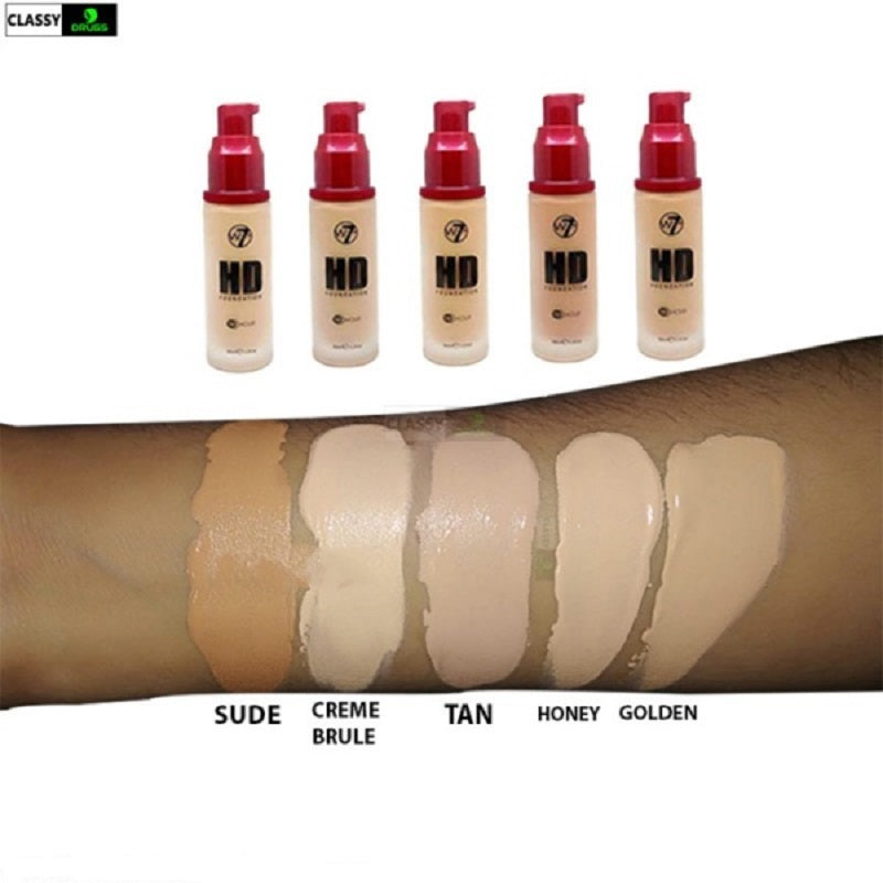 W7 12 Hour HD Foundation (30ml)