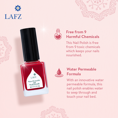 Lafz Water Permeable Nail Polish (11ml)