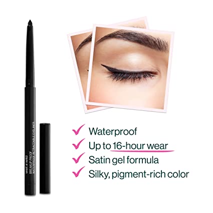 Wet n Wild Mega Last Breakup-Proof Retractable Eyeliner - Blackest Black