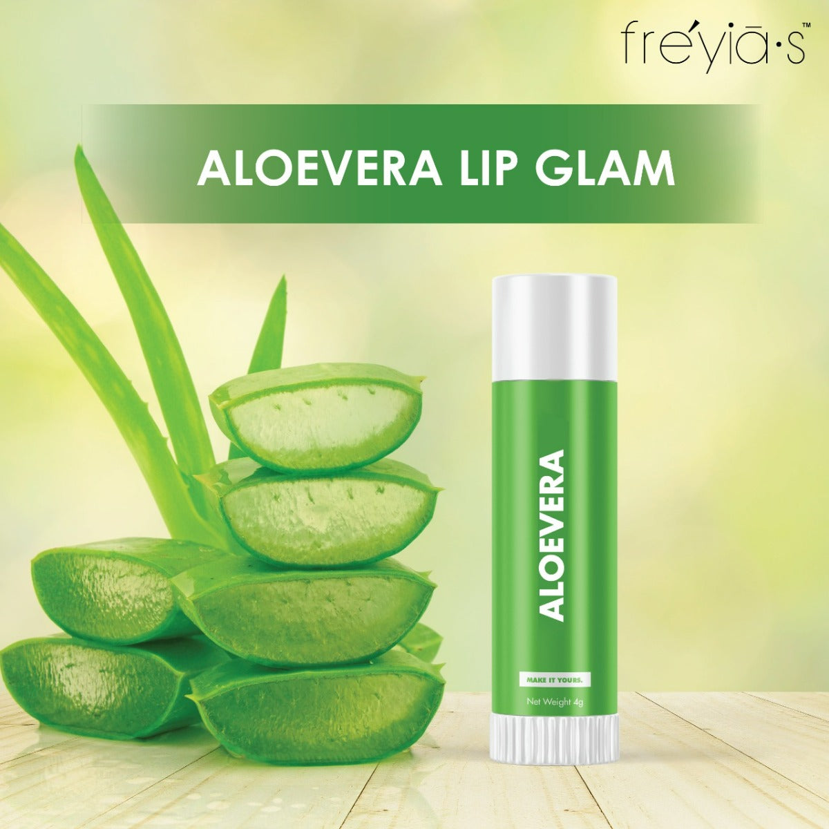 Freyias LipGlam (4g) - Aloe Vera