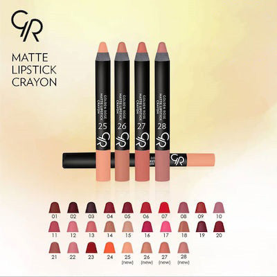 Golden Rose Matte Lipstick Crayon (3.5g)