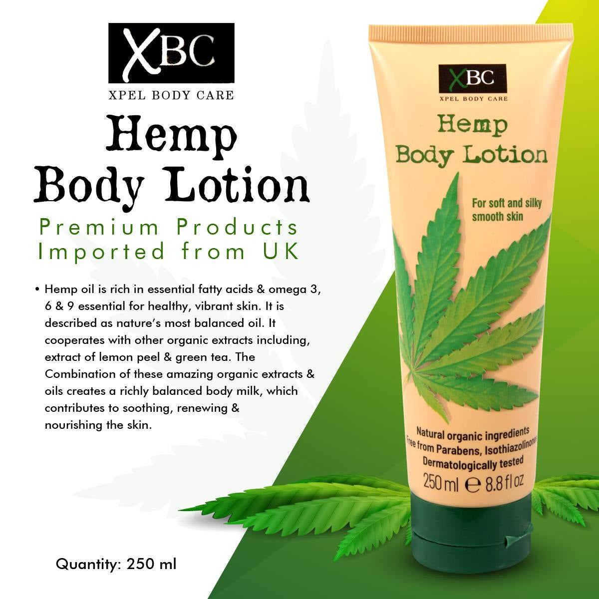 Xpel Hemp Body Lotion (250ml)