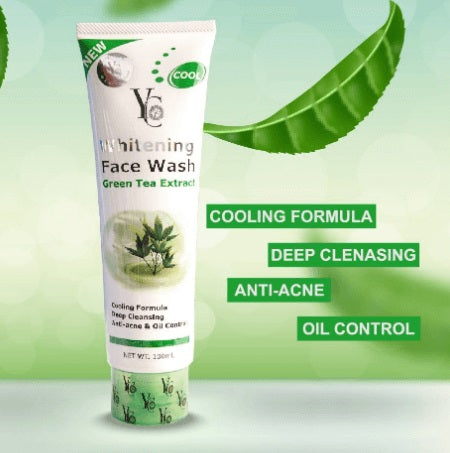 YC Whitening Face Wash with Green Tea Extract (100 ml)