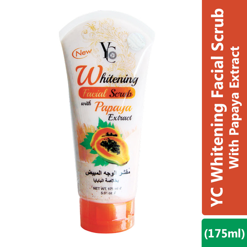 YC Whitening Facial Scrub With Papaya Extract (175ml)