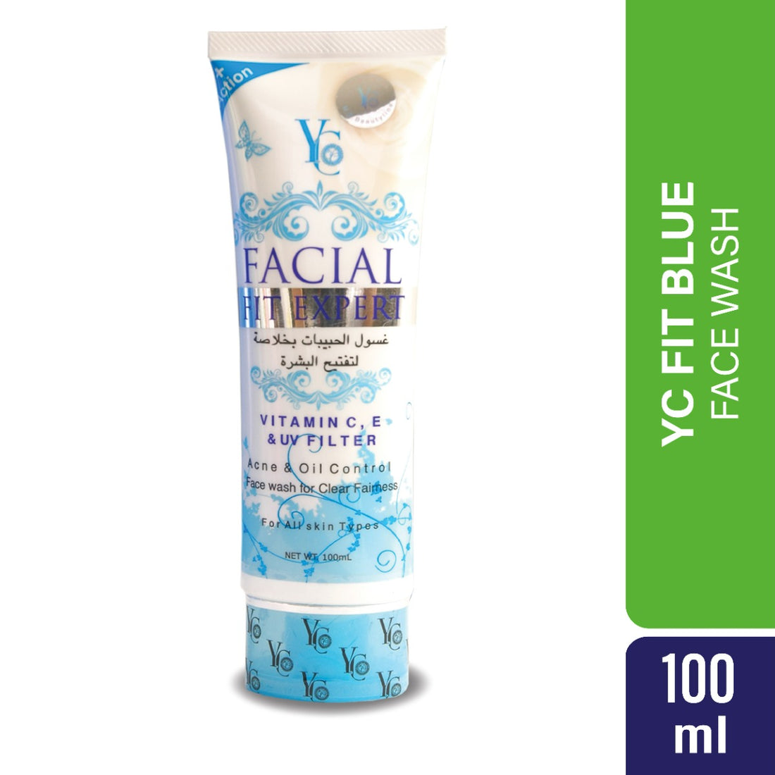 YC Facial Fit Expert (Blue) Face Wash (100ml)